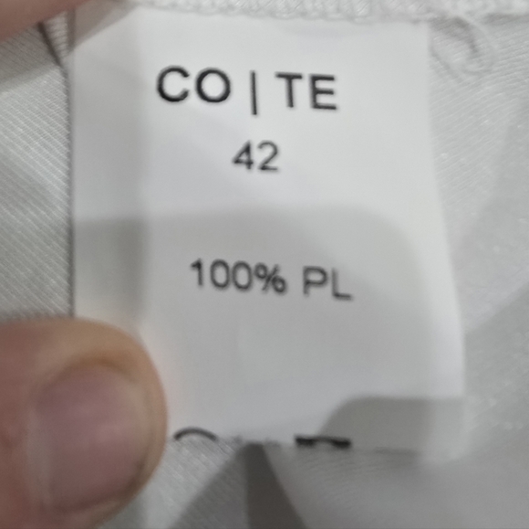 CO|TE White Jolly Tank Top  IT42 / US 6 Made In Italy NWT - Picture 3 of 6